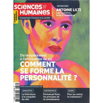 Sciences Humaines n°356 : Comment se forme la personnalité ? - Mars 2023