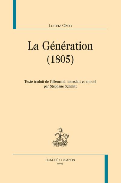 La génération, 1805