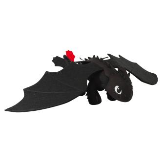Peluche Géante Dragon Krokmou 90 Cm - Licence Dragons, Pour Enfants 3 Ans Et Plus