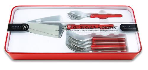 Coffret dessert Tarrerias Bonjean Laguiole Evolution Acidulé Rouge