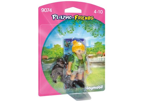 PLAYMOBIL Playmo Amis: Zookeeper avec Gorilla (9074)