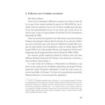 Un Alsacien d'une guerre à l'autre