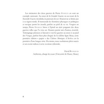 Un Alsacien d'une guerre à l'autre