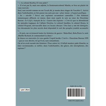 La guerre des espions