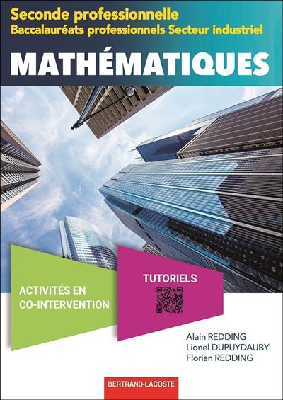 Mathematiques 2de bac pro industriel