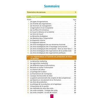 Objectif Bac Fiches 1re et Term STMG Management, Sciences de gestion et numérique Nouveau programme
