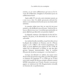 Les réalités de la vie en entreprise