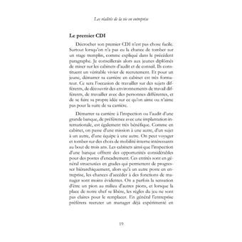 Les réalités de la vie en entreprise