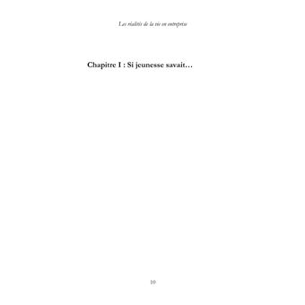 Les réalités de la vie en entreprise