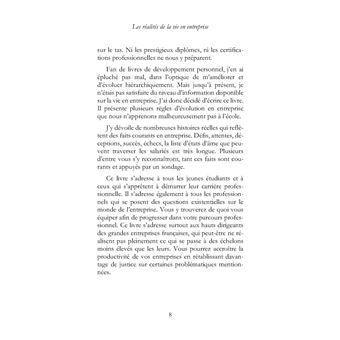 Les réalités de la vie en entreprise