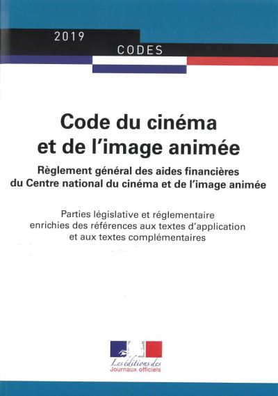 Code du cinema et de l'image animee