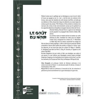 Le goût du noir dans la fiction policière contemporaine