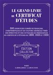 Le Grand livre du Certificat d'études