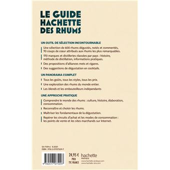 Guide Hachette des Rhums 2022
