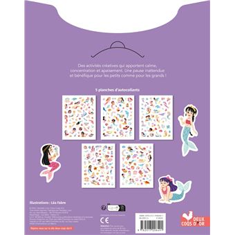 250 autocollants - jolies sirènes