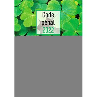 Code pénal 2022 - Trèfles