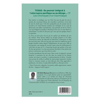 Tchad : du pouvoir intégral à l'alternance pacifique ou au déluge... !?