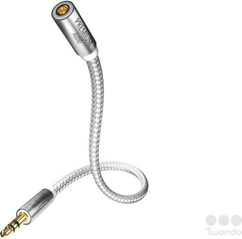 Câble Audio In-Akustik Jack 3.5mm Mâle à Jack 3.5mm Femelle - 2M