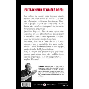 Faits d'hiver et crises de foi