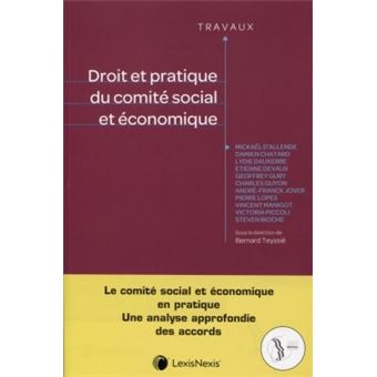 Droit et pratique du comite social et economique