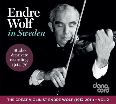 In sweden/great violinist endre wolf vol 2