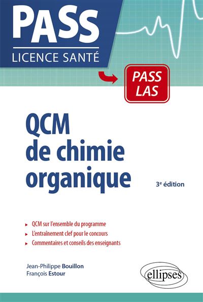 QCM de chimie organique, UE1