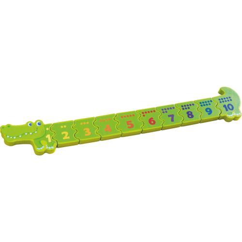 Jeu de classement Le crocodile aux chiffres Haba