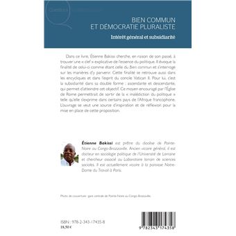 Bien commun et démocratie pluraliste
