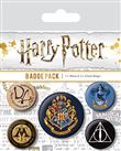 Set Badges Harry Potter Hogwarts