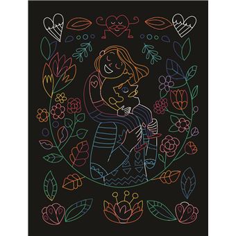 Cartes à gratter pour dire je t'aime - pochette avec accessoires