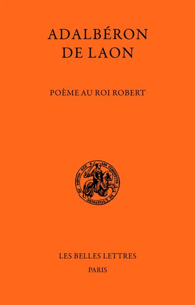 Poème au roi Robert - Adalbéron De Laon - broché