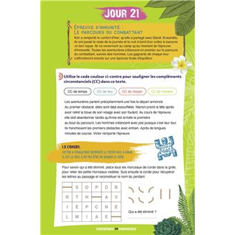 Les incollables - Cahier de vacances Koh Lanta - De la 6e à la 5e - 11-12 ans