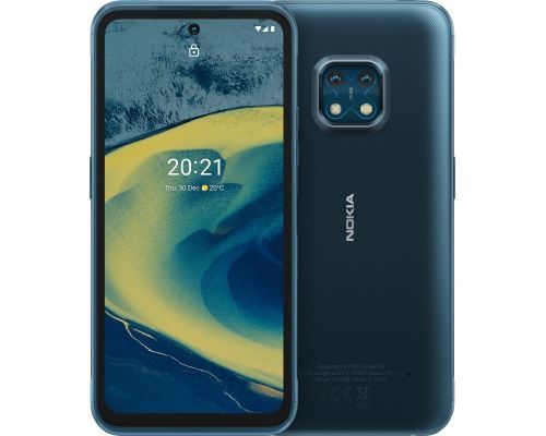 Nokia XR20 - 5G smartphone - double SIM - RAM 4 Go / Mémoire interne 64 Go - 6.67 - 2400 x 1080 pixels - 2x caméras arrière 48 MP, 13 MP - front camera 8 MP - ultra bleu