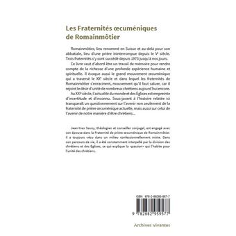 Les Fraternités Åcuméniques de Romainmôtier