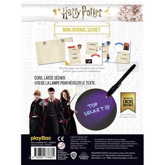 Harry Potter - Mon journal secret (avec encre invisible)