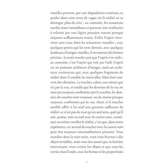 De la réalité du monde sensible