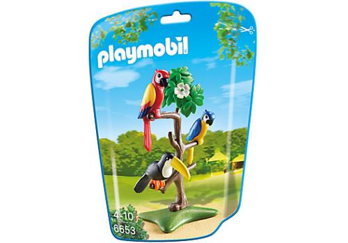 Playmobil City Life 6653 Perroquets Et Toucan