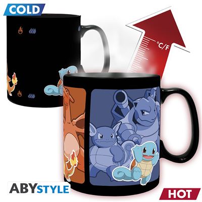 Mug thermoréactif 460 ml Pokémon Évolution Boîte Carton x2