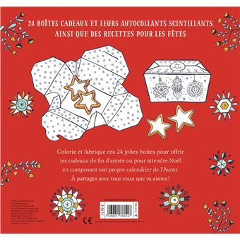 Noel Boites Cadeaux A Colorier Broche Sarah Walsh Achat Livre Fnac