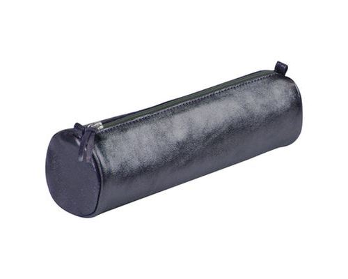 Trousse en cuir Cuirise Petrole Irisé
