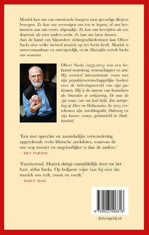 presentatie Recensent Groet Musicofilia - paperback - Oliver Sacks, Han Visserman, Boek Alle boeken bij  Fnac.be