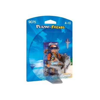 Playmobil Playmo-Friends 9075 Pirate avec bouclier - 1