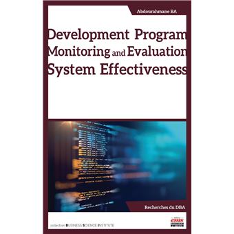 Development Program Monitoring and Evaluation System Effectiveness