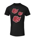 T-Shirt Naruto Akatsuki Cloud Heart 20th Anniversary Noir