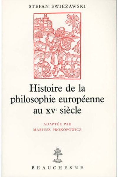 Hist de la philo euro au xve