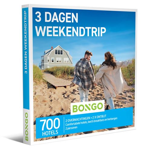 Coffret cadeau BONGO 3 Dagen Weekendtrip - NL