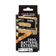 Batterie externe 3 500 mah cassette gold design