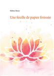 Une feuille de papier froissée