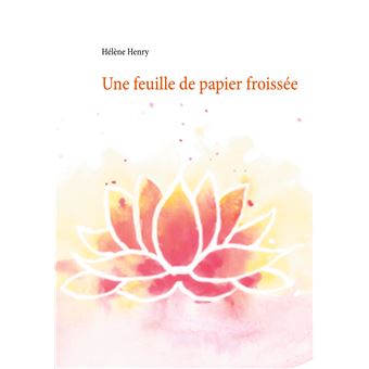 Une feuille de papier froissée