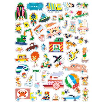 250 autocollants - véhicules